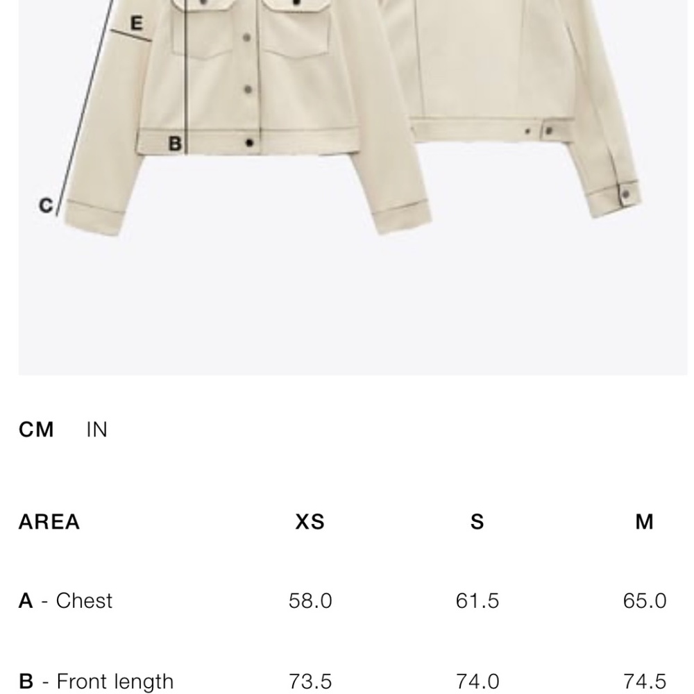 Zara Beige Trench-Style Utility Jacket with Black Collar - Picture 5 of 8